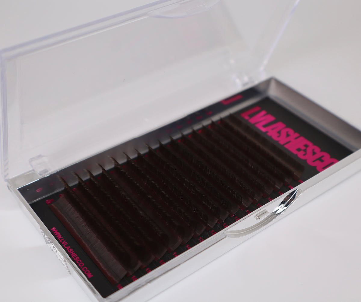 0.05 MOCHA BROWN Cashmere Mixed Volume Lashes