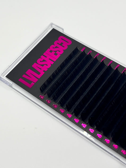 0.05 MATTE VELVET mixed lash trays 16 ROWS