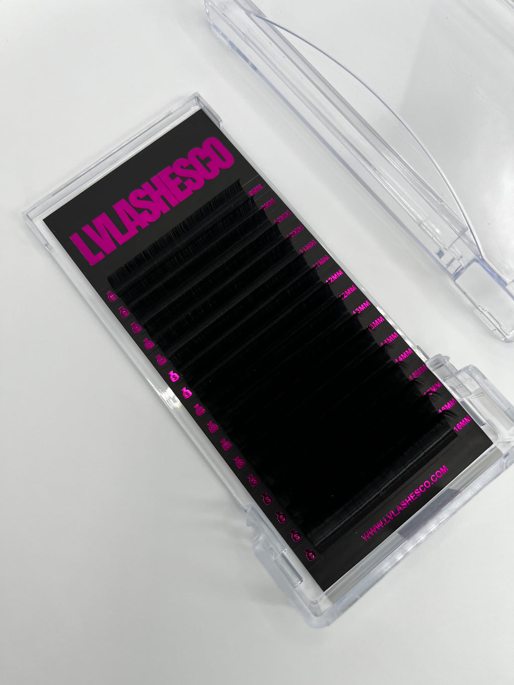 0.05 MATTE VELVET mixed lash trays 16 ROWS