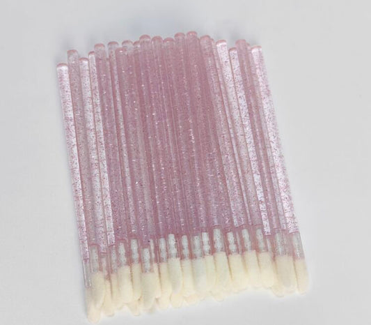 Glitter lip stick brushes