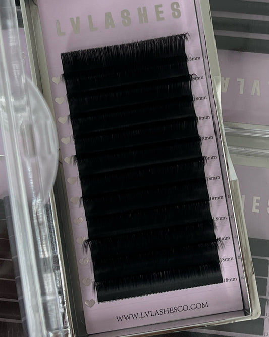 0.05 VELOUR CASHMERE lash trays 12 ROWS